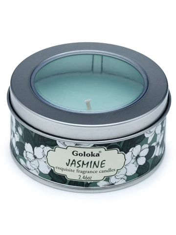 Goloka Wax Candle Tin – Jasmine