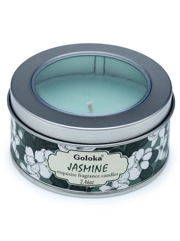 Goloka Wax Candle Tin – Jasmine