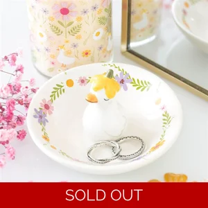 Daisy & Duck Ceramic Trinket Dish