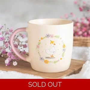Floral Duck Ceramic Mug 320ml