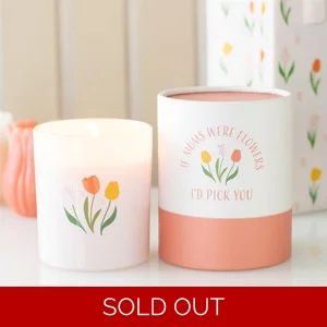 If Mums Were Flowers French Tulip Scented Candle Gift