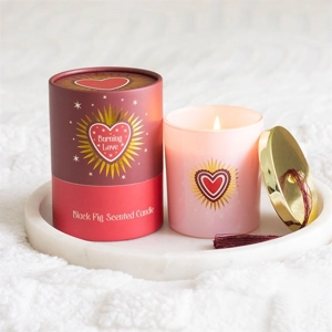 Burning Love Black Fig Scented Candle Valentine Gift