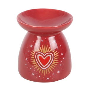 Sacred Heart Ceramic Oil Burner for Tealights