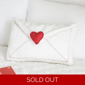Love Letter Boucle Cushion with Hidden ‘I Love You’ Message