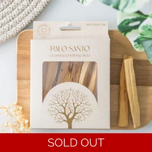 Thin Palo Santo Sticks for Cleansing, Relaxation & Positive Energy 50g