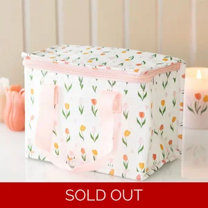 Tulip Print Recycled Plastic Lunch Bag