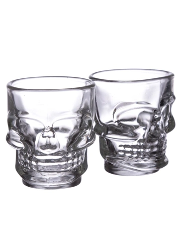 Skull Shot Glasses Set of 2
