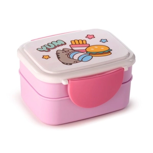 Bento Clip Lock Lunch Box with Cutlery – Pusheen the Cat