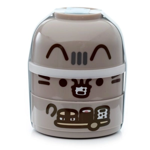 Pusheen Stacking Lunch Box 3 Tier BPA Free Food Container