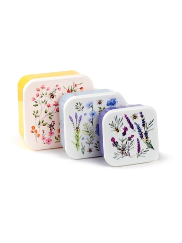 Lunch Boxes Set of 3 Nectar Meadows