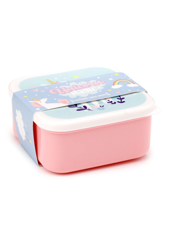 Lunch Boxes Set of 3 Unicorn Magic