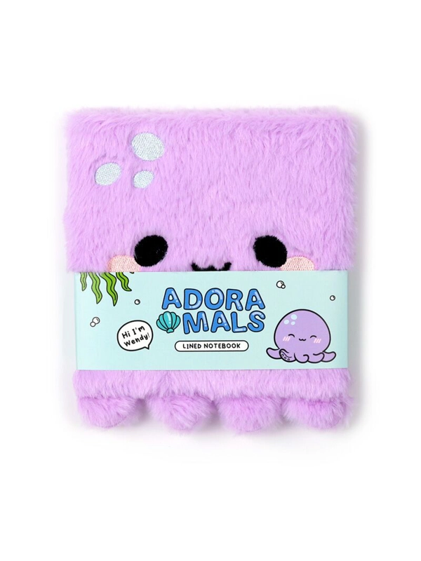 Adoramals Wendy the Octopus Lined Notebook