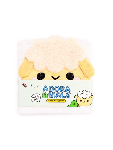 Plush Notebook Adoramals Sheep