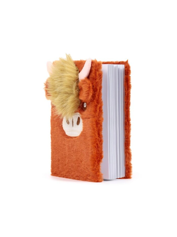 Highland Coo - Plush A5 Cow Notebook