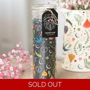Midnight Bloom French Tulip Scented Tube Candle
