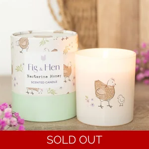 Mother Hen Nectarine Honey Scented Candle