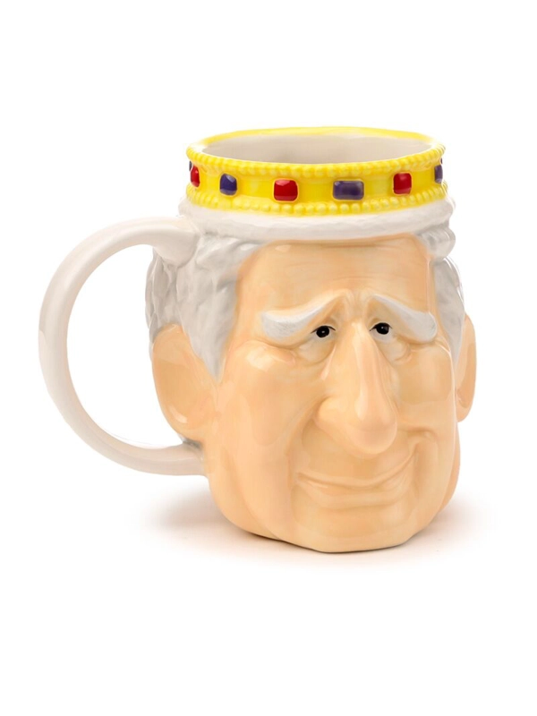 King Charles III Ceramic Shaped Head Mug