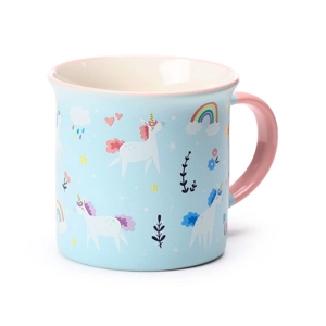 Porcelain Fine Rimmed Mug 320ml – Unicorn Magic Design