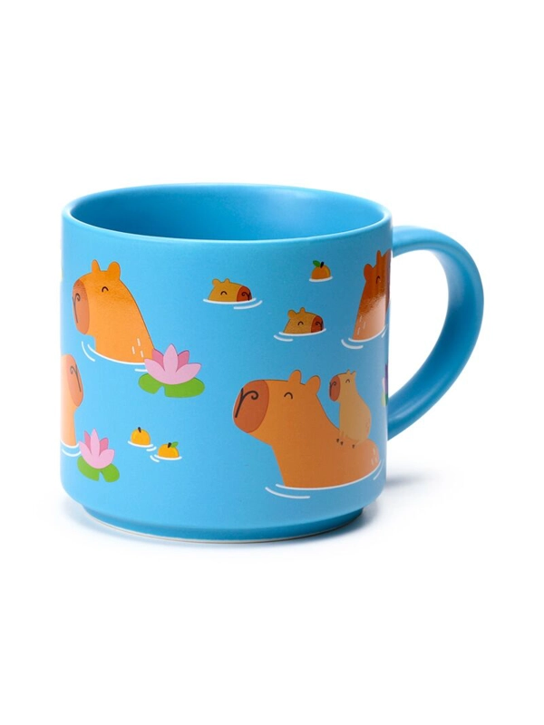 Large Porcelain Mug 470ml – Capybara Design