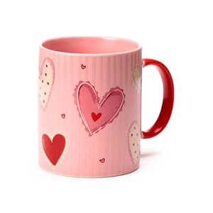 Porcelain Mug 300ml – Amore Hearts Design