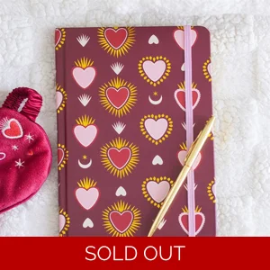 Sacred Heart Print A5 Notebook