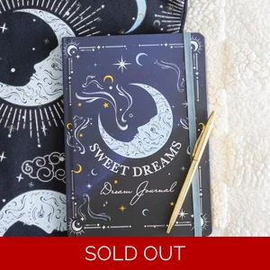 Sweet Dreams A5 Lined Dream Journal Blue Moon
