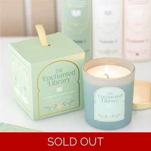 The Enchanted Library Leather, Patchouli and Amber Jar Candle