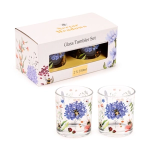 Glass Tumbler Set of 2 – Nectar Meadows