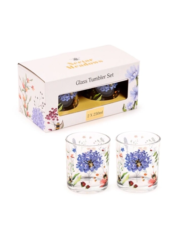 Glass Tumbler Set of 2 – Nectar Meadows