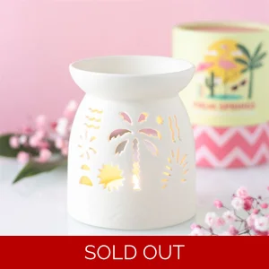 White Beach Ceramic Oil Burner