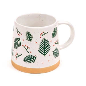 Stoneware Mug Pine Sprigs & Berries