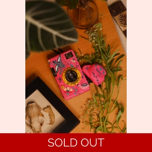 Belomo agat 18k Pink birds custom hand painted camera
