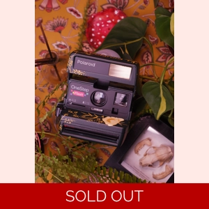 Polaroid one step flash custom painted instant camera
