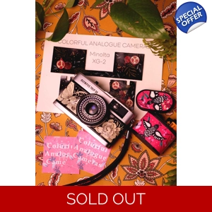 Custom Olympus Trip 35 film camera with replacement leather covering