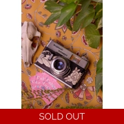 Voigtlander Vitoret 35mm film camera with custom leather