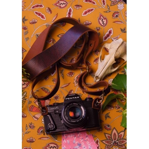handmade genuine leather camera strap