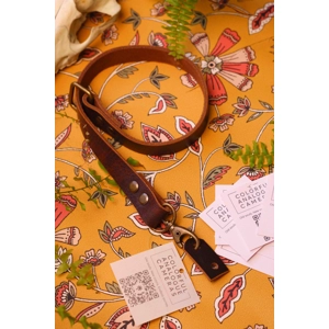 leather camera wrist strap