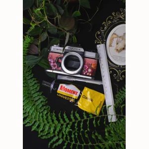 Custom film camera replacement leather