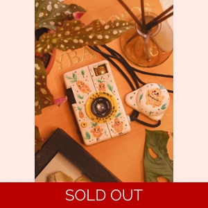 Belomo agat 18 k custom painted half frame camera