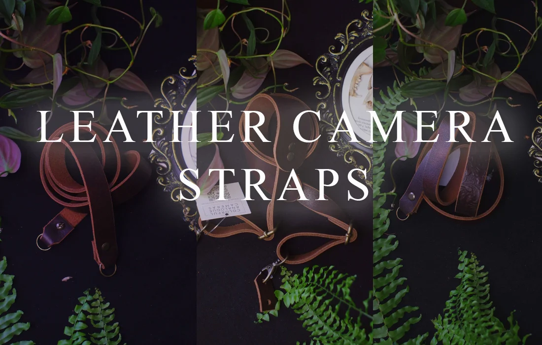 Leqather camera straps handmade