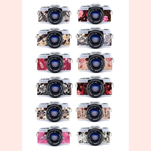 Minolta XG-2 custom painted replacement leather for film c..