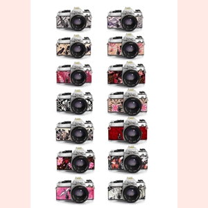Nikon Fe custom replacement leather for 35 mm film camera