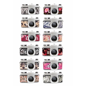 Handmade recycled leather skin for Pentax Spotmatic 35mm film camera, featuring custom artistic design and eco-friendly handcrafted finish.