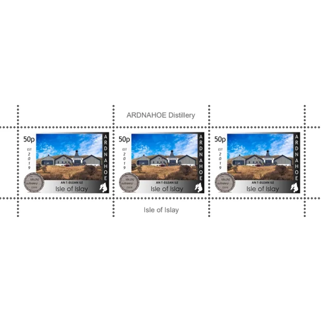 Additional Image for Islay Whisky Tour (2021) Distilleries minisheets set