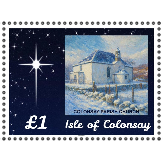 product Image for Colonsay Christmas 2025 stamp