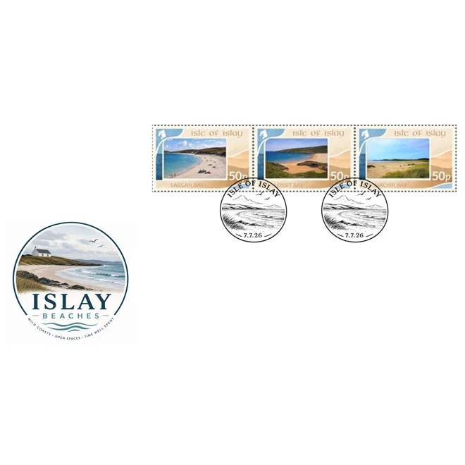 product Image for Islay Beaches FDC (2026)