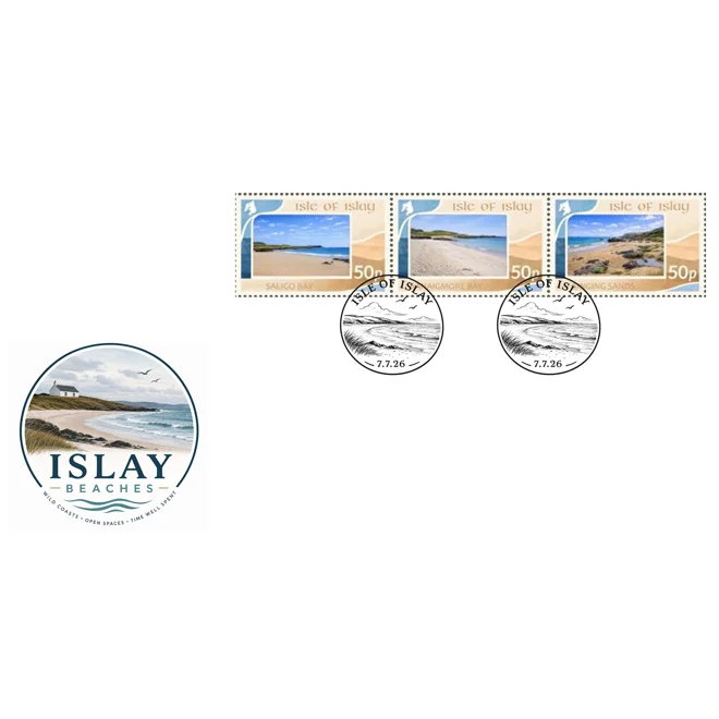 Additional Image for Islay Beaches FDC (2026)