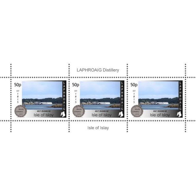 Additional Image for Islay Whisky Tour (2021) Distilleries minisheets set