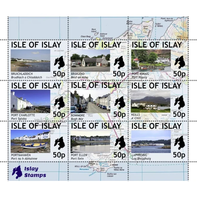 product Image for Islay Villages Miniature Sheet (2020)