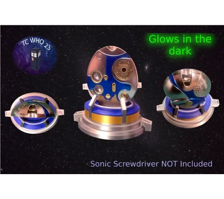 15th Tri Colour Sonic Screwdriver stand